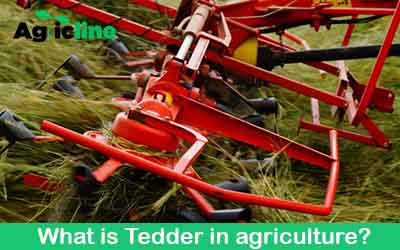 What is Tedder in agriculture?